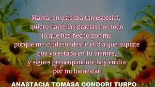 CUMPLEAÑOS PARA UNA MADRE