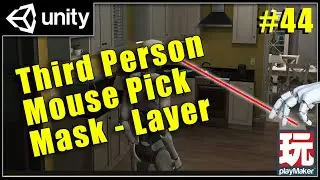 Third person object mousepick - Beginner Unity Playmaker tutorial