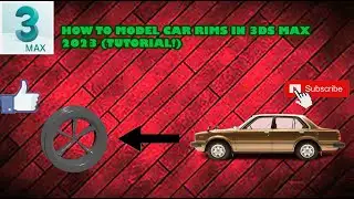 HOW TO MODEL CAR RIMS IN 3DS MAX 2023 (NO COMMENTARY)