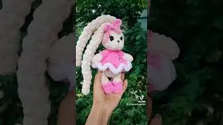 Плюшевая зайка с длинными ушками☺️