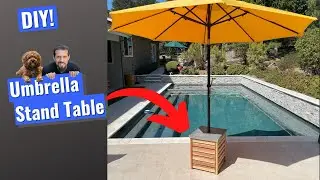 DIY Umbrella Stand Table