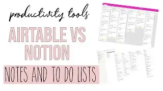 AirTable vs Notion - My Favorite To Do List Apps for Content Creation Organization #shorts