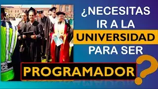 ¿Necesitas ir a la universidad para ser programador?