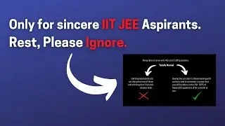How an IIT JEE topper solves a problem vs How you solve it 😎