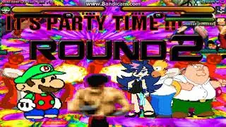 M.U.G.E.N Derek Autista Vs Panty, Homero, Peter And Zim