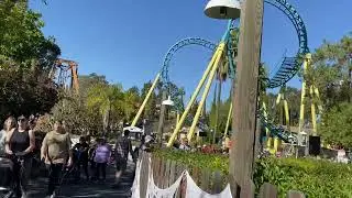 Visitando Six Flags en Vallejo California
