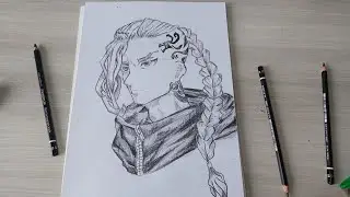 Drawing Draken From Tokyo Revengers [ Ken Rugyuji ] : Tokyo Revengers