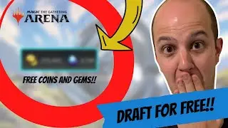 How to Draft on MTG Arena for FREE! | Going Infinite | Tips and Tricks for Gem and Coin Collection