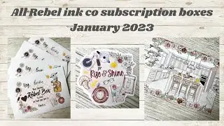 Unboxing ALL January 2023 Rebel ink co SUBSCRIPTIONS and my exclusive freebie