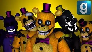 Gmod FNAF | Review | Brand New Fredbear Ragdoll Model Pack!