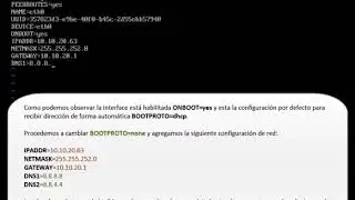 Capsula #5 – Linux – Activar Controlador De Red – IP Fija