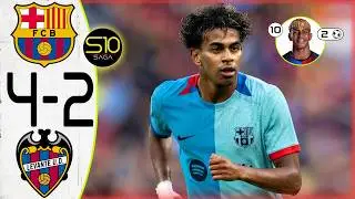Barcelona vs Levante 4-2 Yamal UNSTOPPABLE | Highlights & Goals 2026