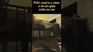 você é o Jean e vê um gato na rua