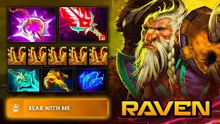 Raven LONE DRUID Offlane - Patch 7.37e | Full Gameplay Dota Class