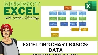 Organization Chart in Excel: Data Prep and Creation