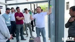 Isodoor брендининг секцион дарвозаларини йиғиш бўйича маҳорат дарси