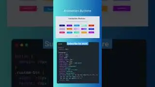 Animation Buttons ⚠️Source Code⚠️⬇️ 