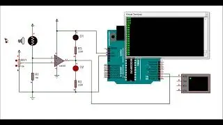 LDR based Alarm with LM358 and Arduino