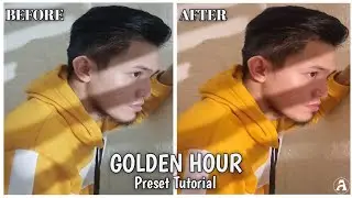 SUN BLINDS EFFECT | GOLDEN HOUR LIGHTROOM PRESET
