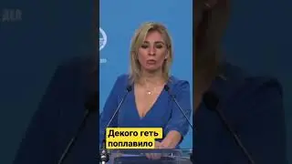 Де санітари? Захарова про борщ і екстремізм