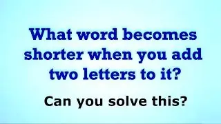 Quirky Riddles Challenge!!