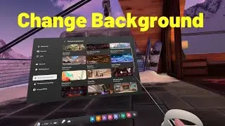 How to change background in Oculus Quest