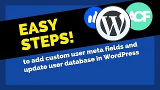 How to add custom user meta and save it in user database
