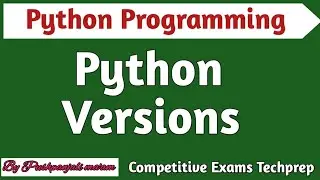 Lec - 1.2 Python Versions in Python in Hindi