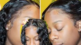 WATCH ME INSTALL THIS FRONTAL on Client ! | Lace Melt