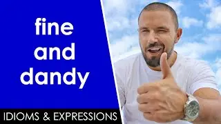 Learn English slang | fine and dandy | Idioms & expressions
