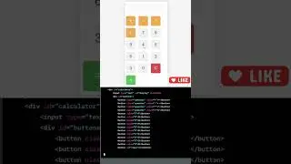 Building an Interactive Calculator using #HTML #CSS #JavaScript #shorts  - YouTube Shorts