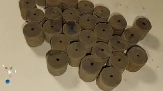 How to make beads without special tools, from ebonite.