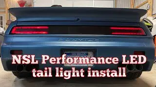 84 Wide Body Fiero: Installing NSL Performance LED tail lights