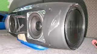 Fake JBL boombox basstest
