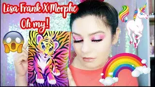 Morphe X Lisa Frank Palette Super Honest Review With Swatches + Eye look| WLC| FIRST IMPRESSION