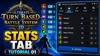 Ultimate Turn-Based Battle System for Unity | Tutorial 01 Stats Tab