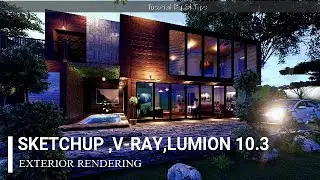 Sketchup V ray Lumion - Exterior Render #4