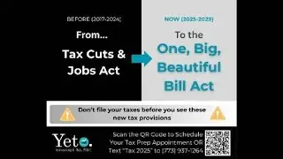 New Tax Provisions Alert - Watch This Before You File Your 2025 Tax Returns