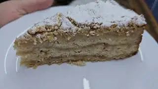 Болгарский яблочный пирог, три стакана