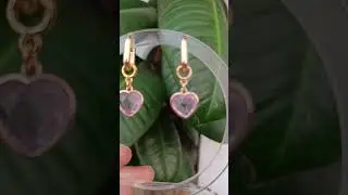Серьги Аметист лавандовый 💜