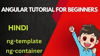 ng template in angular | ng container in angular | angular tutorial for beginners in hindi