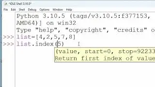 index method in Python@COMPUTEREXCELSOLUTION