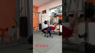 Жим 110 кг на 4