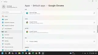 How to make Google Chrome the default browser on  Windows 11 laptop or computer