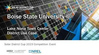 Solar District Cup 2023 Final Competition Event – Boise State University: Lake Nona Town Center
