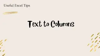 How to Split Text into Columns in Excel - in seconds! 