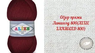 Обзор пряжи Ланаголд 800(ALIZE LANAGOLD 800)