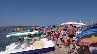 🌅Коблево.🌊Сонечкі вже відлетіли.Пляж.14.07.2021 Погода супер