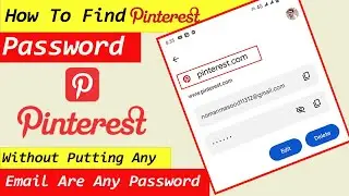 How to see Pinterest Password | Recover Pinterest Business Account | How to Change Pinterest Account