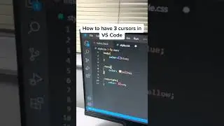Use this VS Code shortcut to have 3 cursors!
